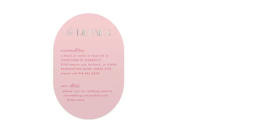 Wedding Invitation Shapes