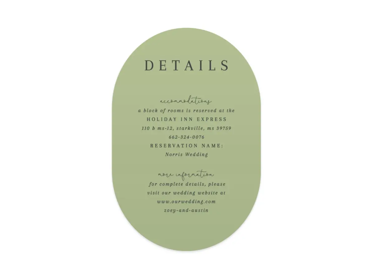 Wedding Invitation Shapes