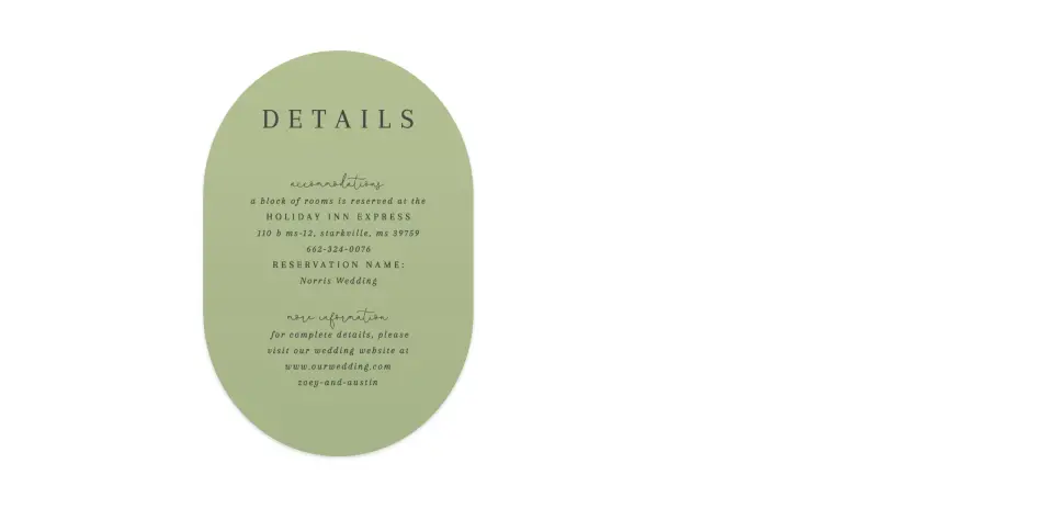 Wedding Invitation Shapes