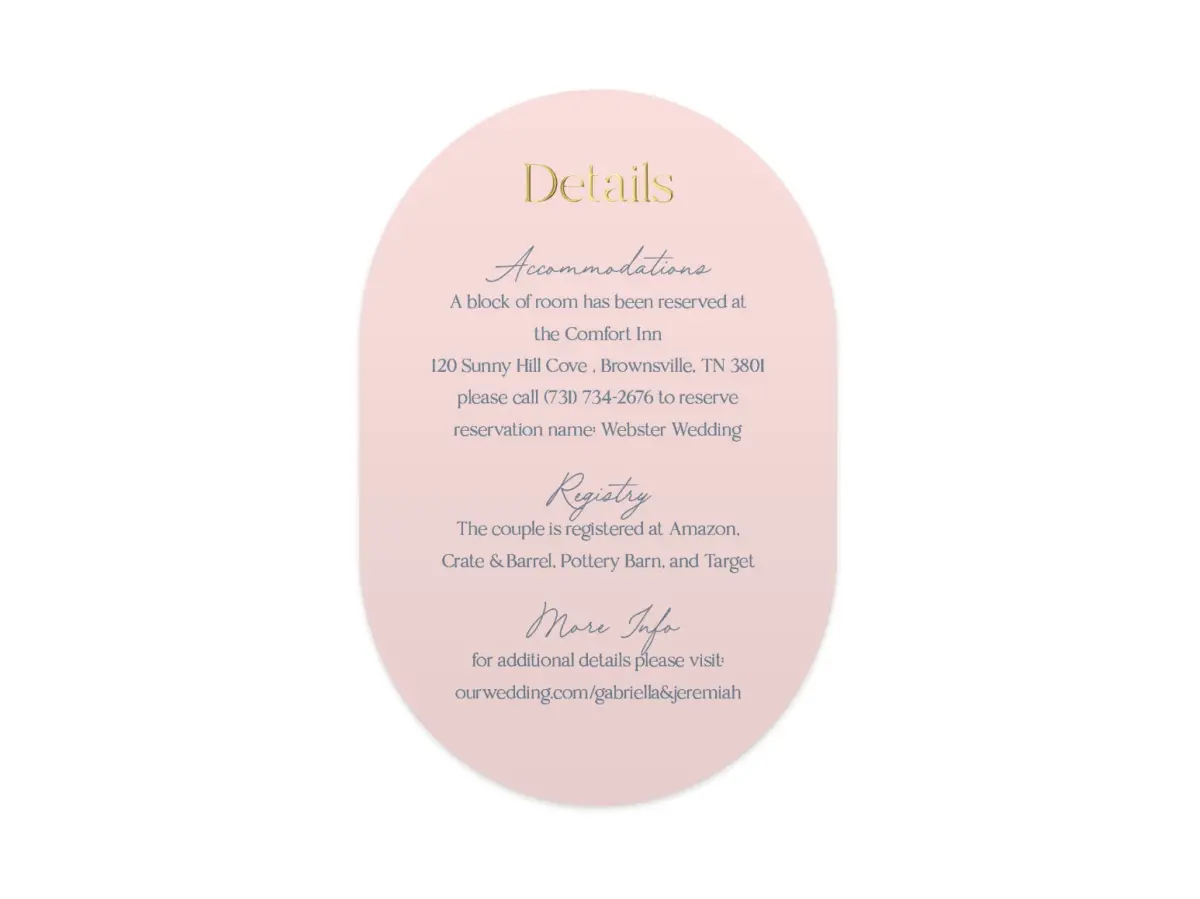 Wedding Invitation Shapes
