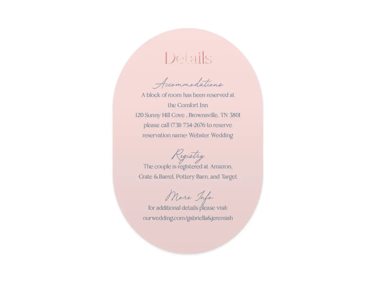 Wedding Invitation Shapes