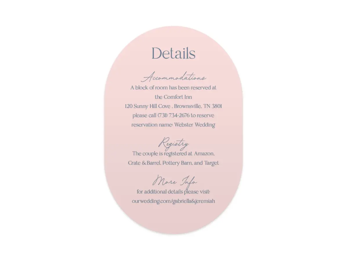Wedding Invitation Shapes
