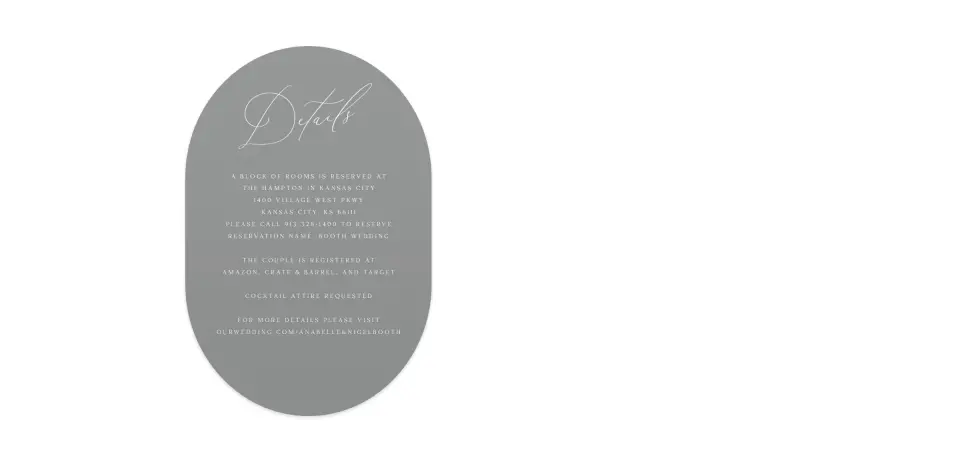 Wedding Invitation Shapes
