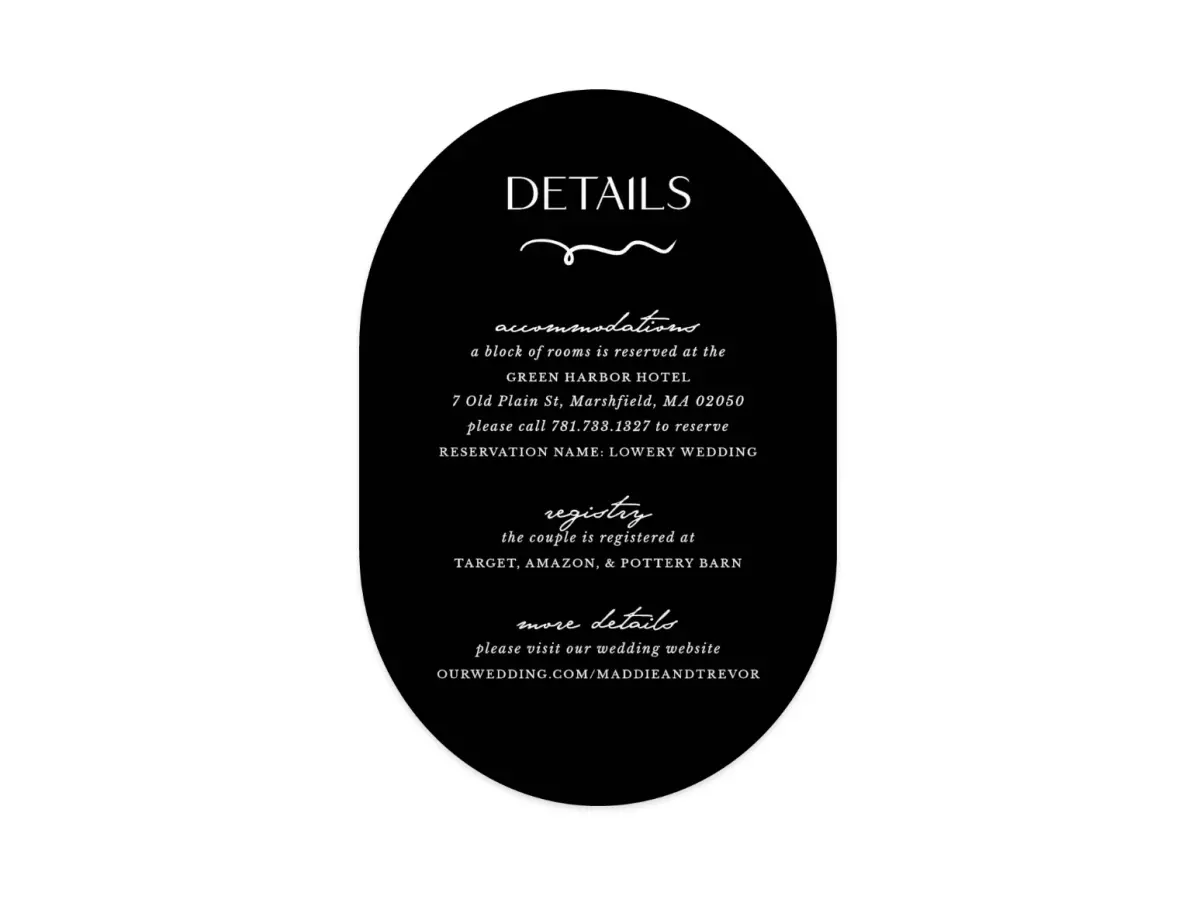 Wedding Invitation Shapes