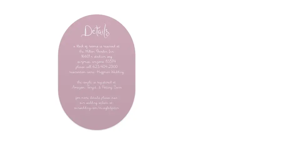 Wedding Invitation Shapes