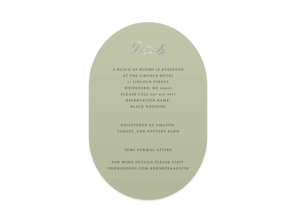 Wedding Invitation Shapes