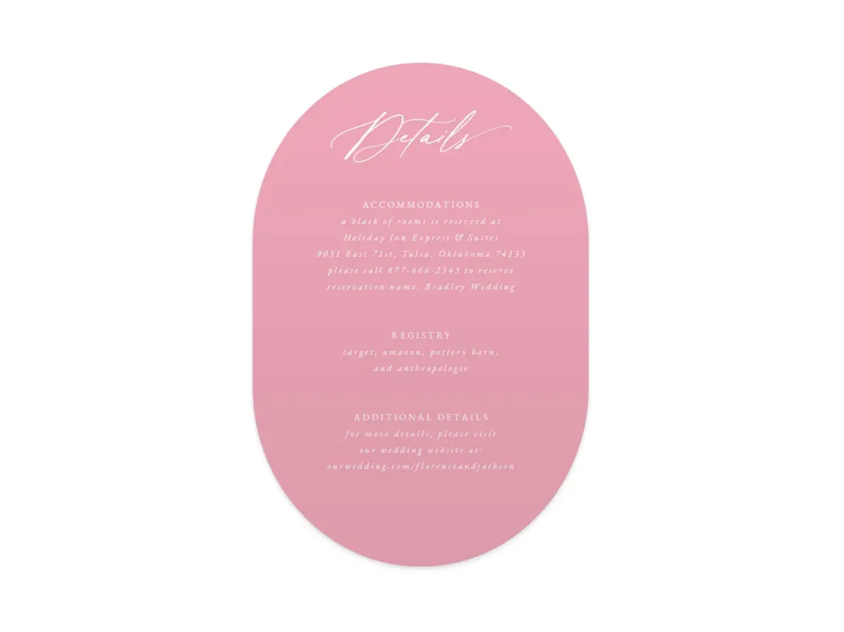 Wedding Invitation Shapes