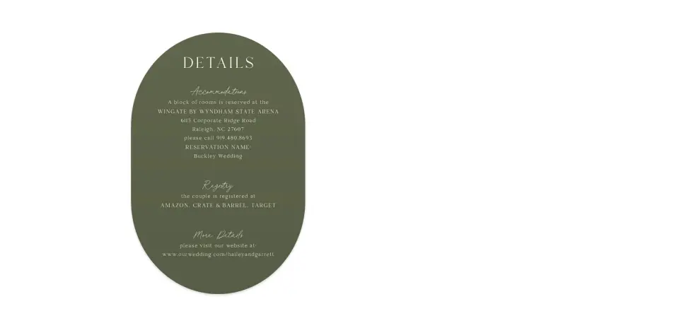 Wedding Invitation Shapes