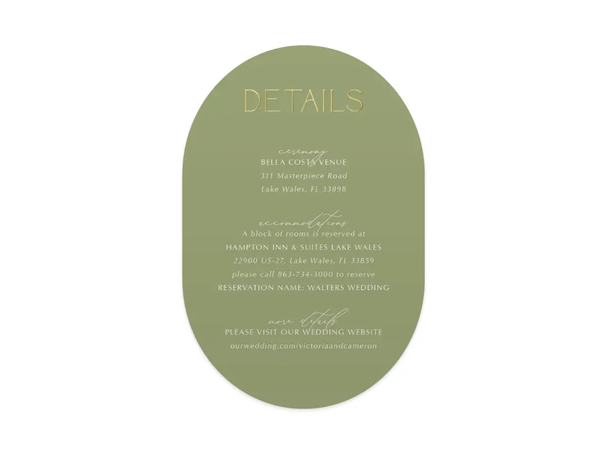 Wedding Invitation Shapes