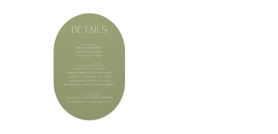 Wedding Invitation Shapes