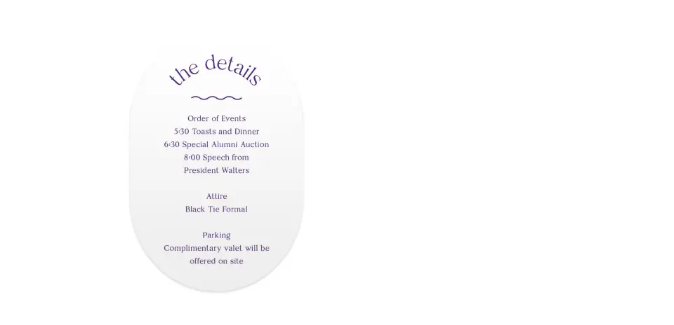 Wedding Invitation Shapes