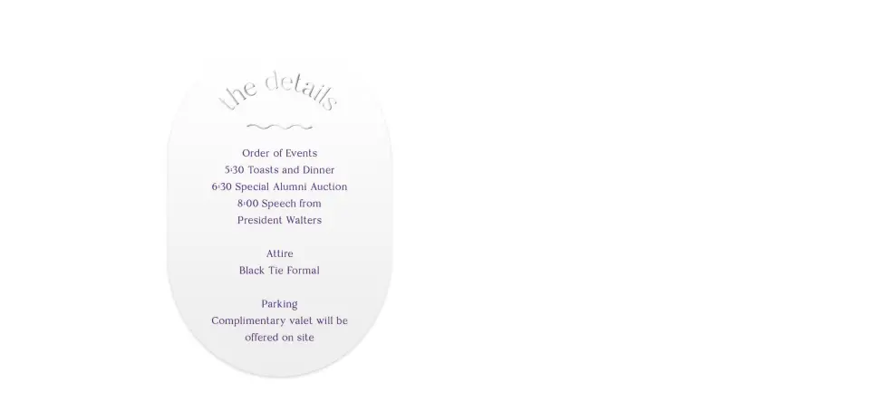 Wedding Invitation Shapes