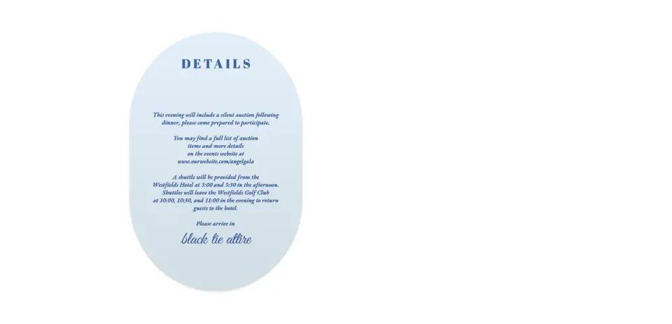Wedding Invitation Shapes
