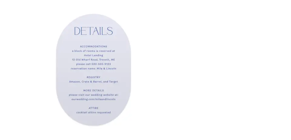 Wedding Invitation Shapes