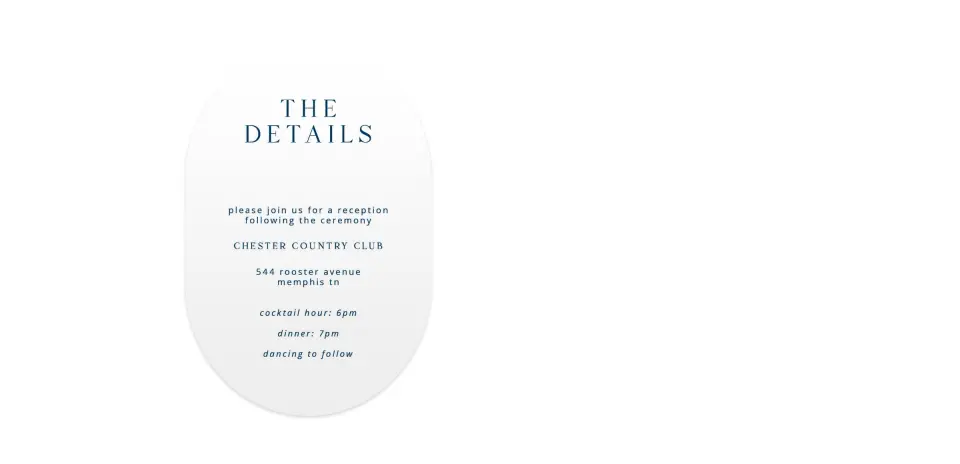 Wedding Invitation Shapes