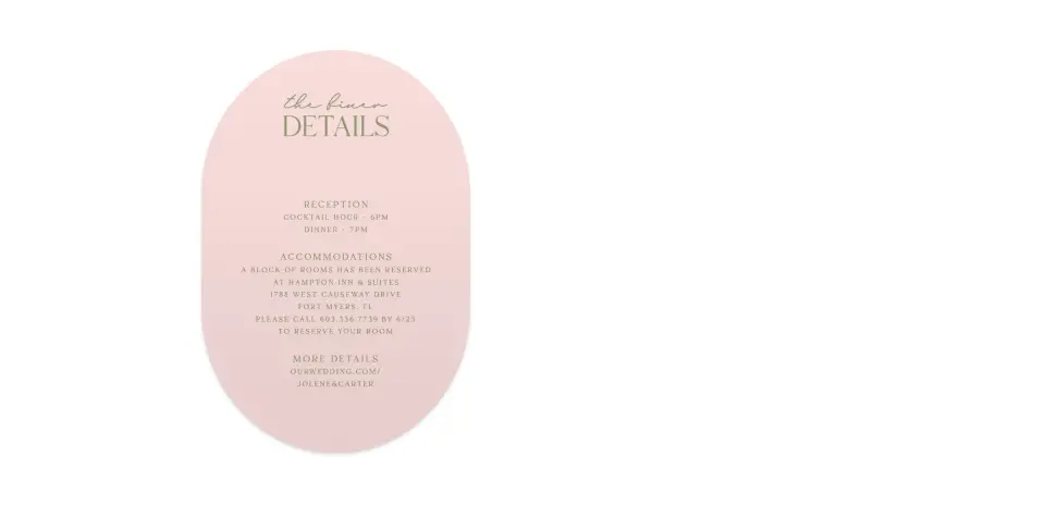 Wedding Invitation Shapes