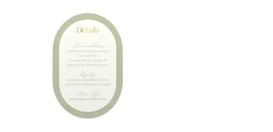Wedding Invitation Shapes