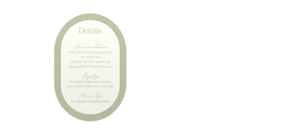Wedding Invitation Shapes