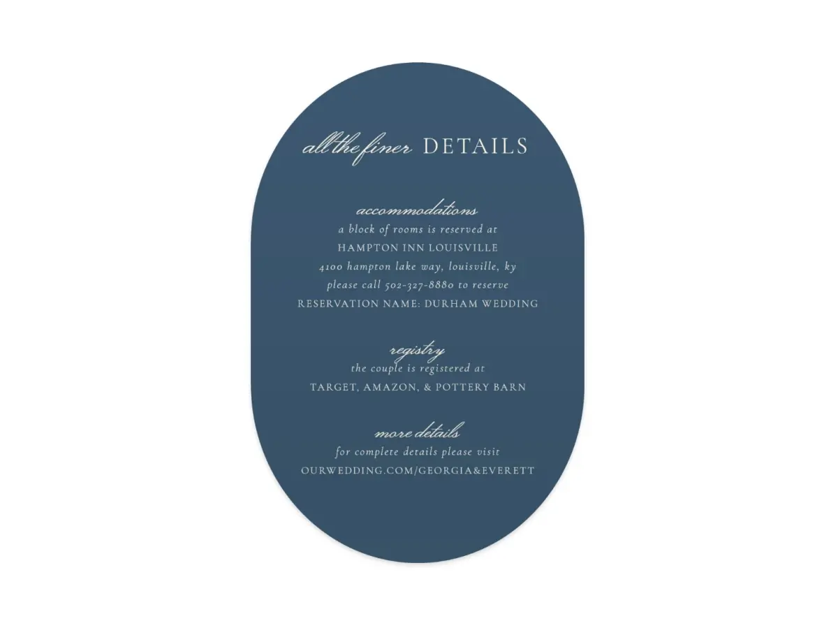 Wedding Invitation Shapes