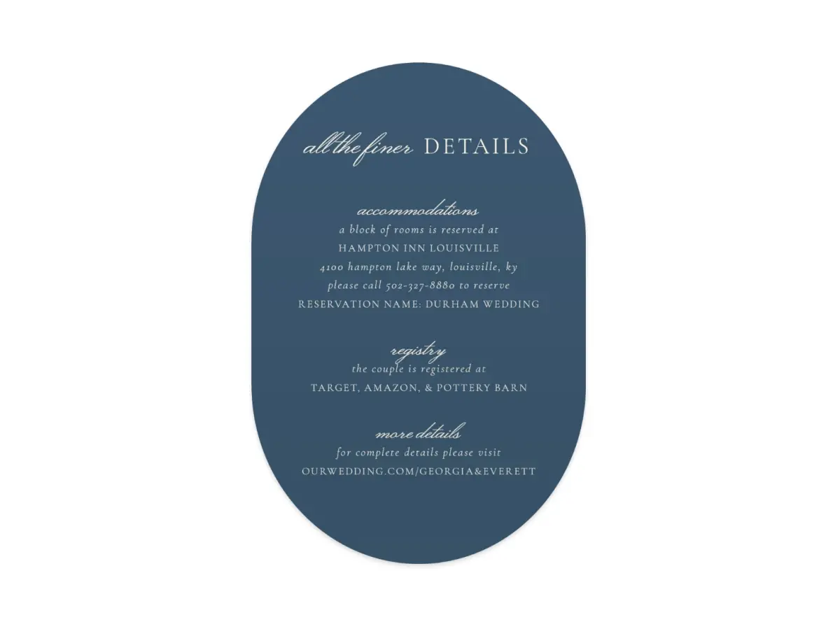 Wedding Invitation Shapes