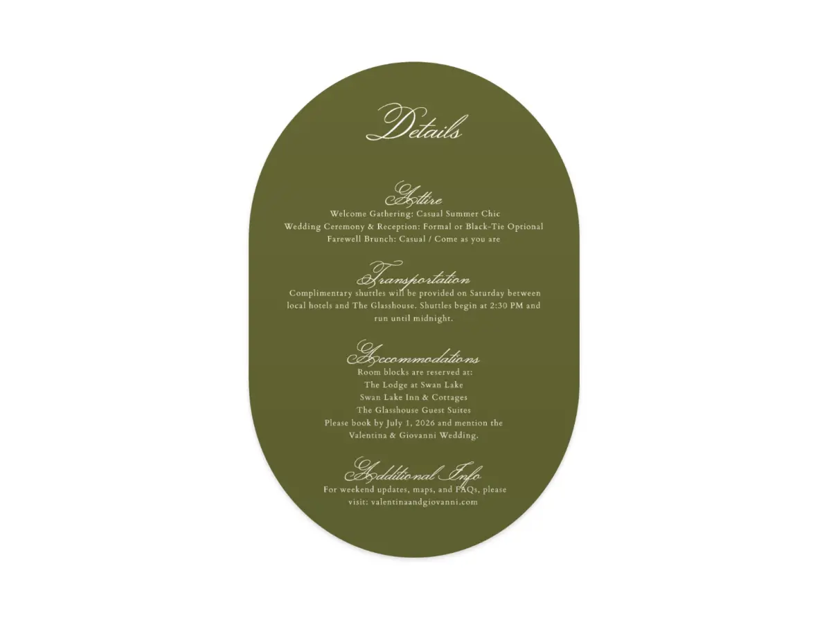 Wedding Invitation Shapes