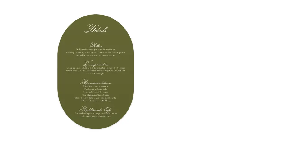Wedding Invitation Shapes
