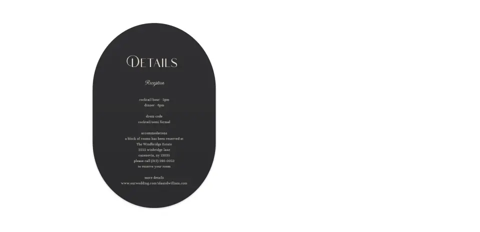 Wedding Invitation Shapes