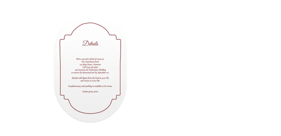 Wedding Invitation Shapes