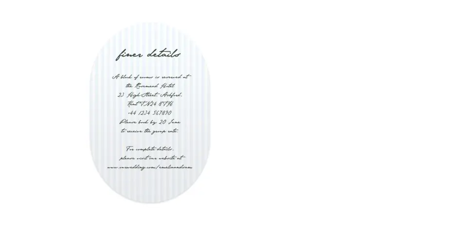 Wedding Invitation Shapes