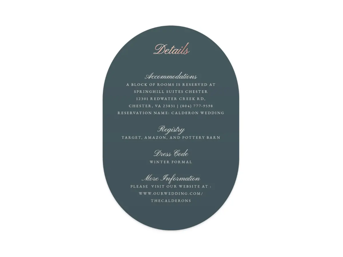 Wedding Invitation Shapes