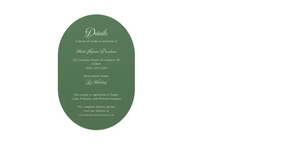 Wedding Invitation Shapes