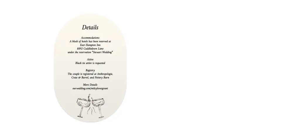 Wedding Invitation Shapes