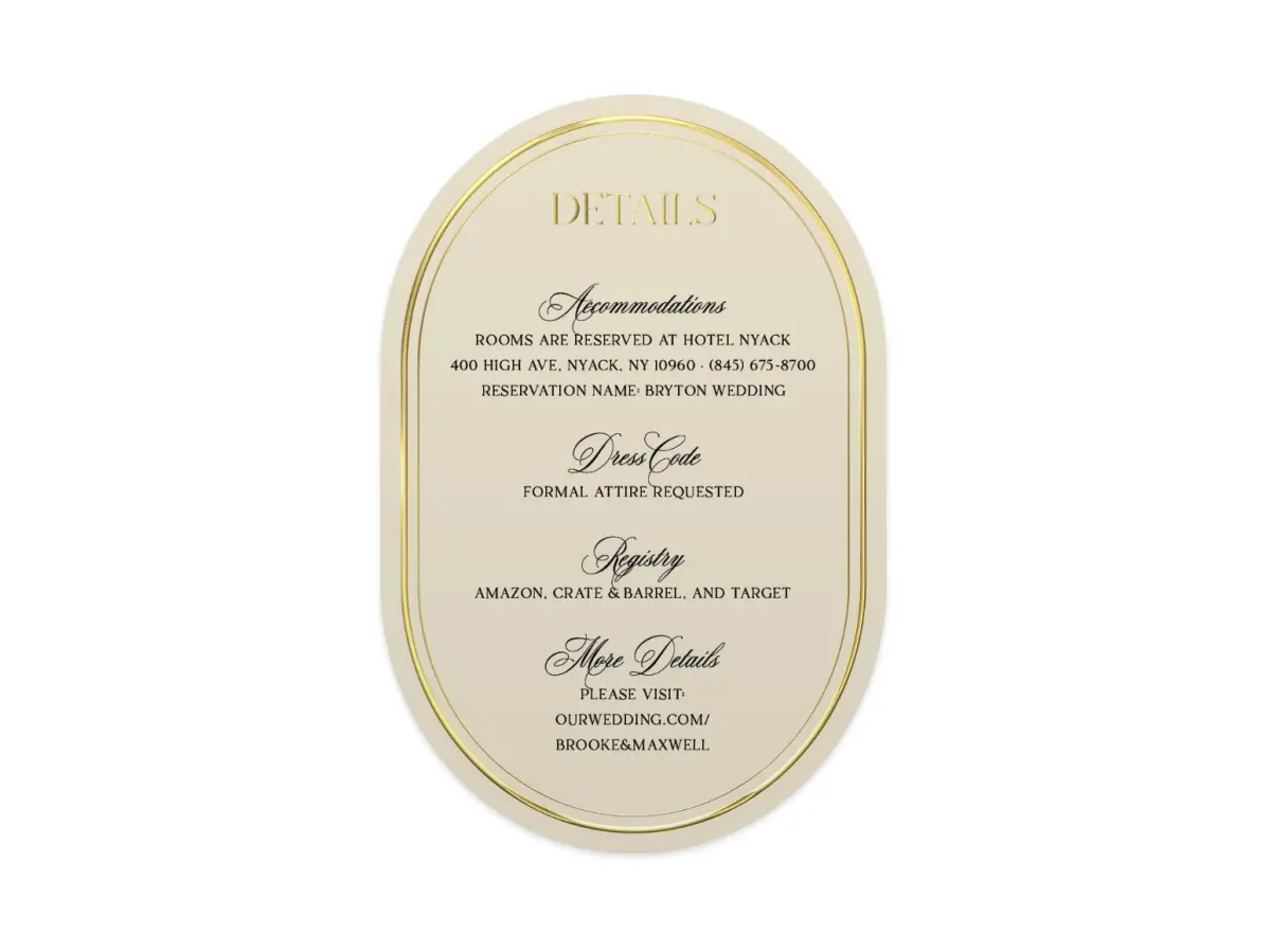 Wedding Invitation Shapes