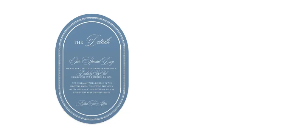 Wedding Invitation Shapes