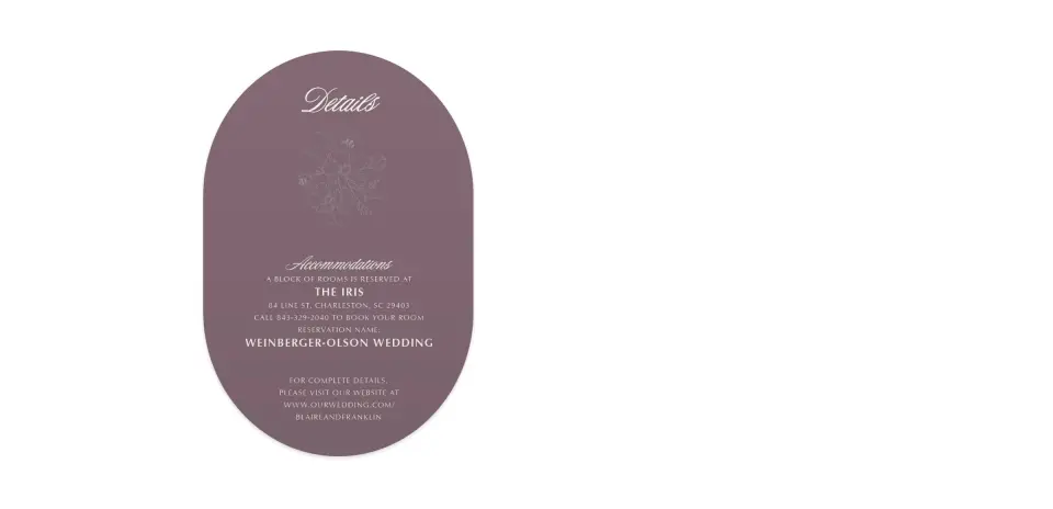 Wedding Invitation Shapes