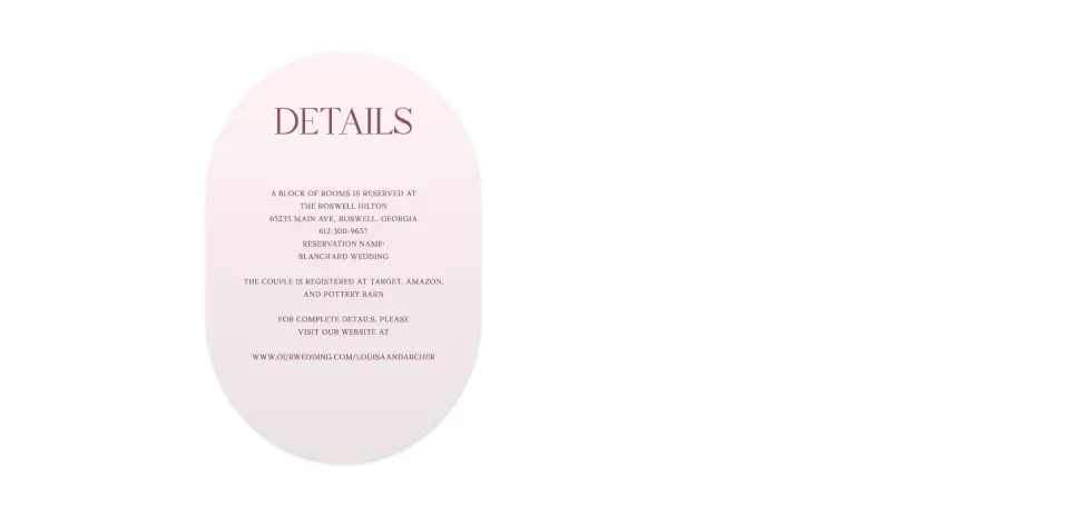 Wedding Invitation Shapes