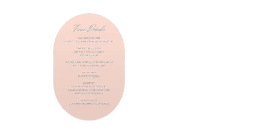 Wedding Invitation Shapes