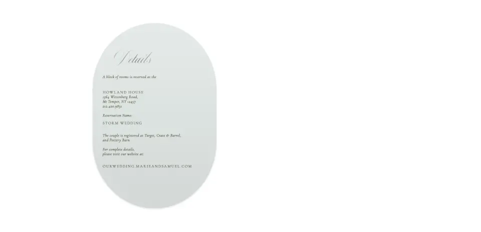 Wedding Invitation Shapes