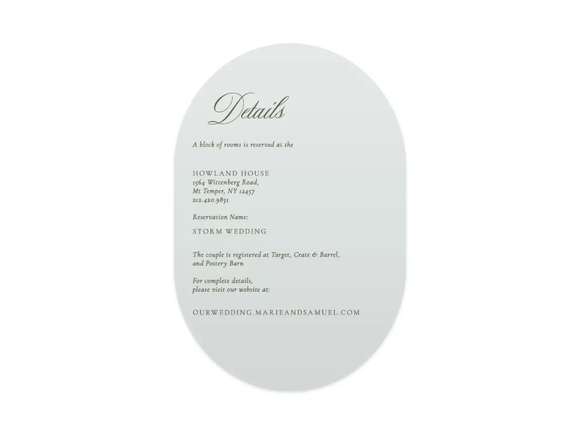 Wedding Invitation Shapes
