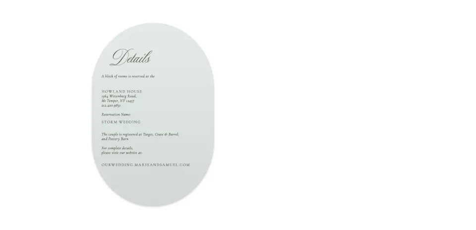 Wedding Invitation Shapes