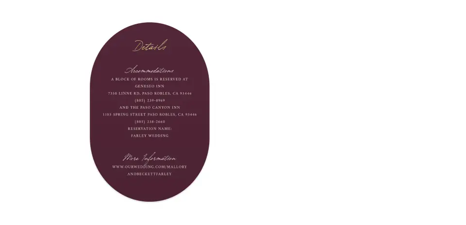 Wedding Invitation Shapes