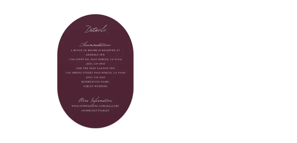 Wedding Invitation Shapes