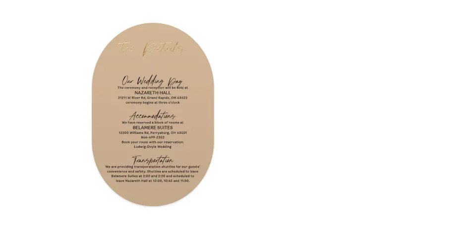 Wedding Invitation Shapes