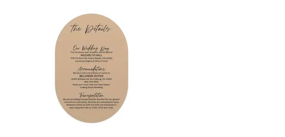 Wedding Invitation Shapes