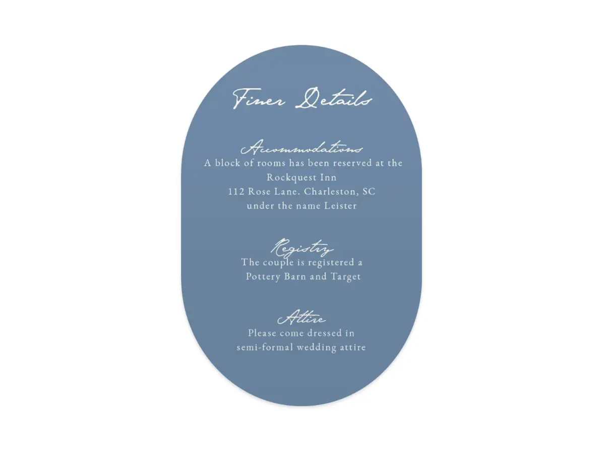 Wedding Invitation Shapes
