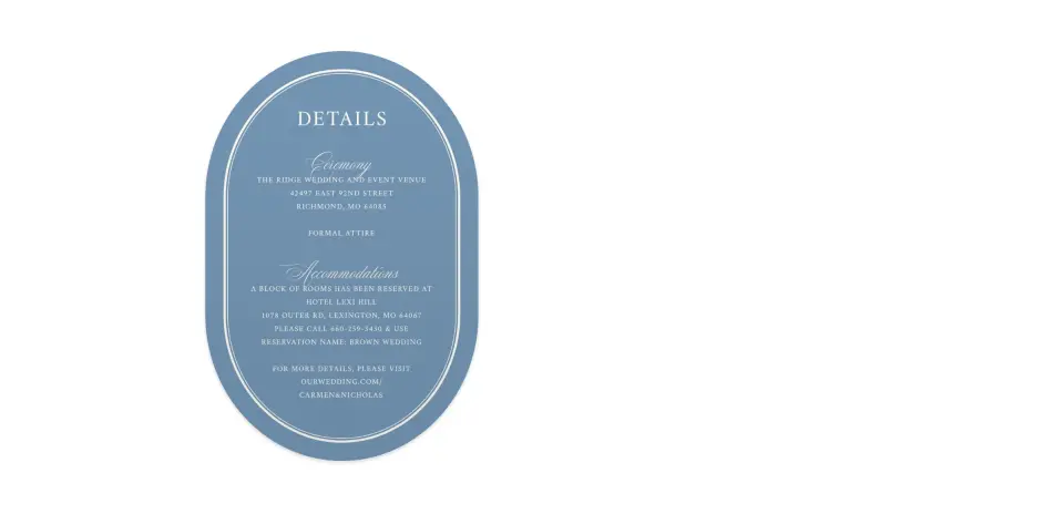 Wedding Invitation Shapes