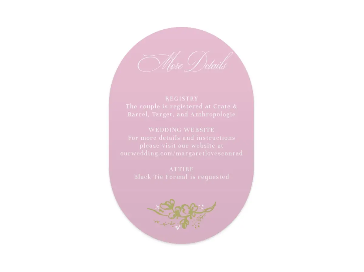 Wedding Invitation Shapes