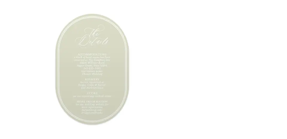 Wedding Invitation Shapes