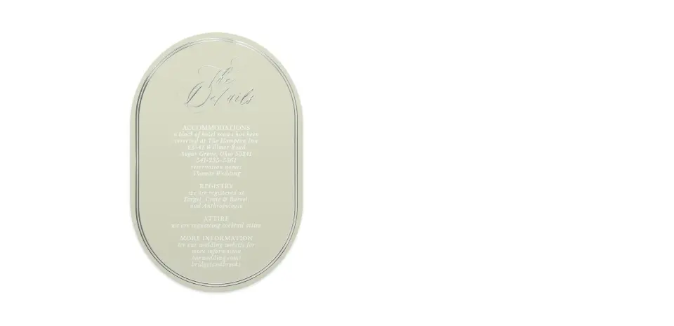 Wedding Invitation Shapes