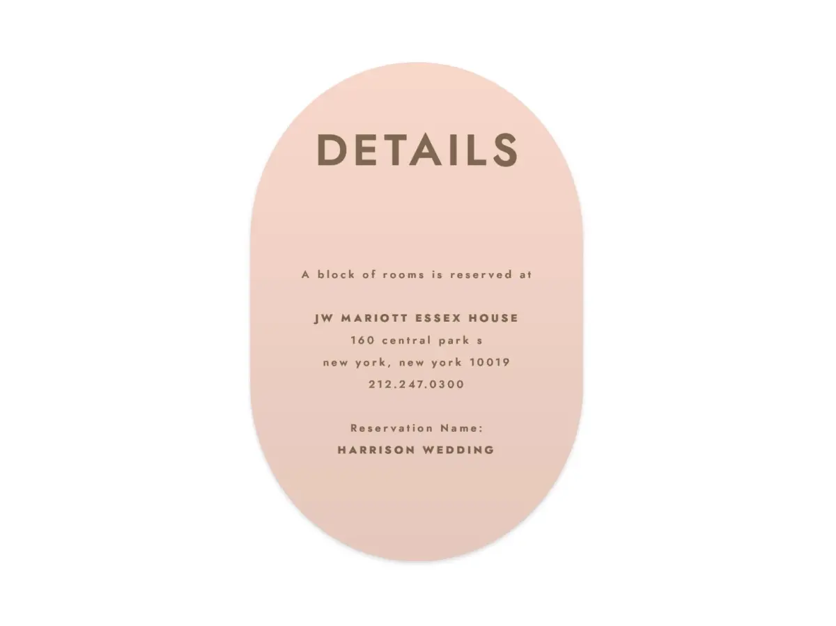 Wedding Invitation Shapes